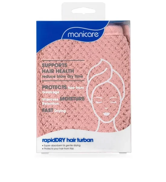 MANICARE Rapiddry Hair Turban 1Pk M26010 Pink. 100% оригинал