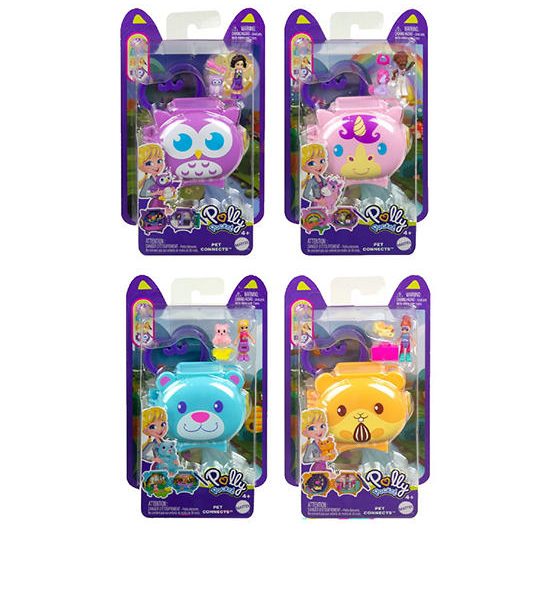 POLLY POCKET Compact Toy Pet Connects Random Pattern Multi-Color. 100% оригинал