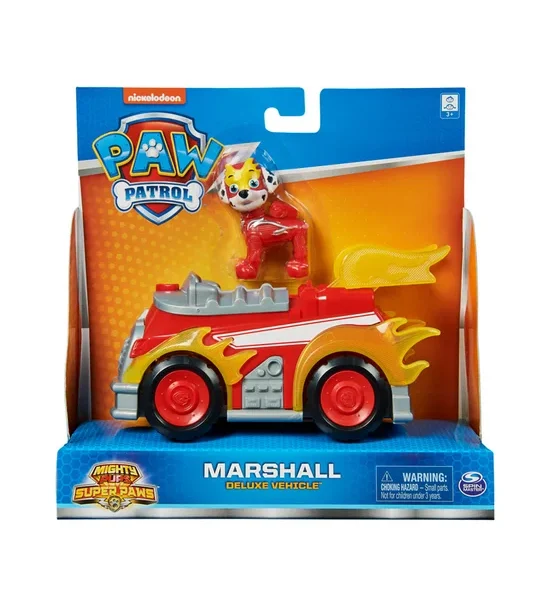 PAW PATROL Mighty Pups Vehicles-Marshall Red. 100% оригинал