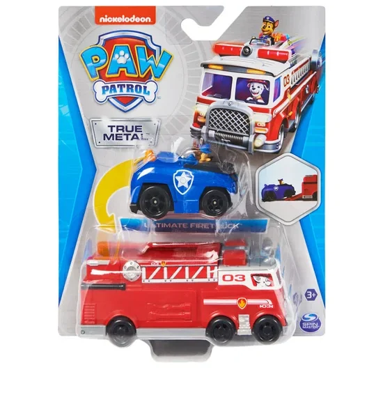 PAW PATROL True Metal Firetruck Team Multi-Color. 100% оригинал