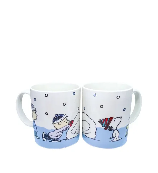 CORELLE Set Of 2 Snoopy Snow Mugs C032MGSFSNWSG. 100% оригинал