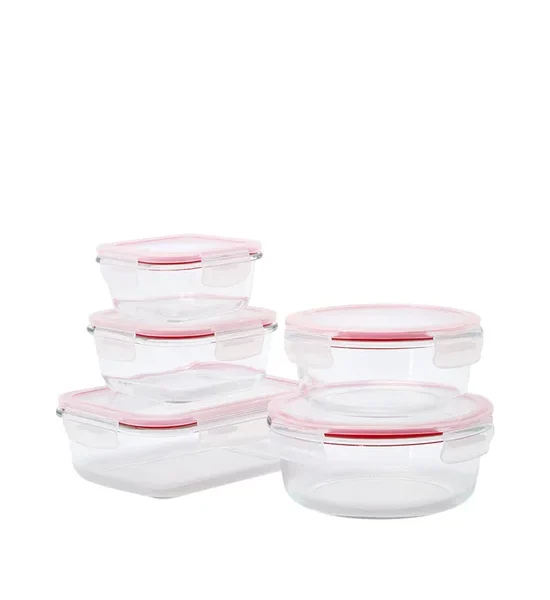 CENTRAL HOME Borosilicate Glass Container 5 pcs/Set. 100% оригинал