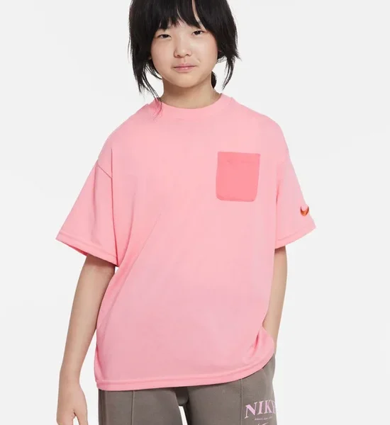 NIKE KIDS Big Kids Short-Sleeve Top Outdoor Play FB1325-611. 100% оригинал