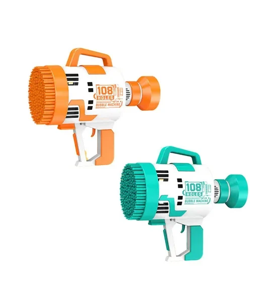 WANGDEK Toy Bubble 108 Holes Launching Bubble Machine Multi-Color. 100% оригинал