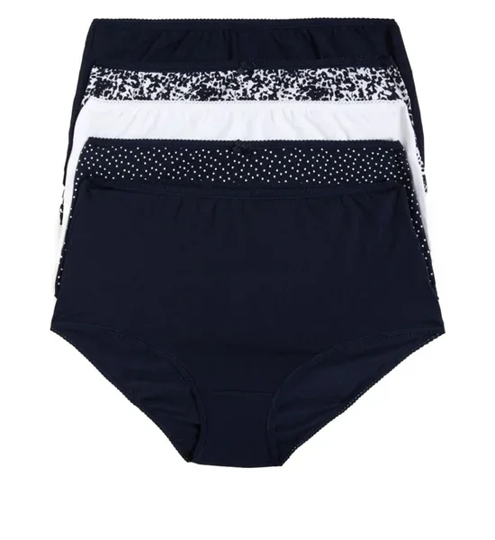 Marks & Spencer Women Full Briefs Printed 5 pk. 100% оригинал