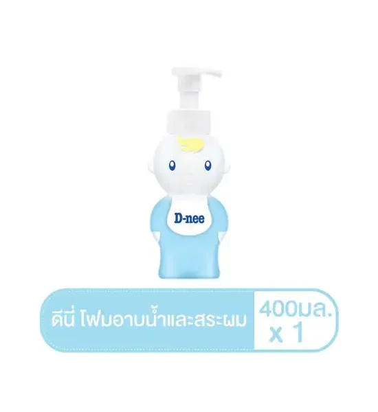 D-NEE Organic Head and Body Foaming Wash 400 mL. 100% оригинал