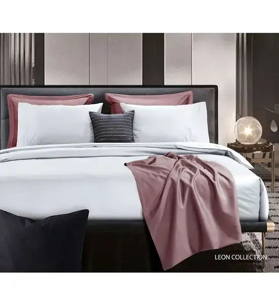 SANTAS Fitted Sheet Set LEON 5 Ft 3 Pcs. (Queen Size). 100% оригинал