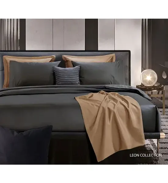 SANTAS Fitted Sheet Set LEON 3.5 Ft 2 Pcs. (Twin Size). 100% оригинал