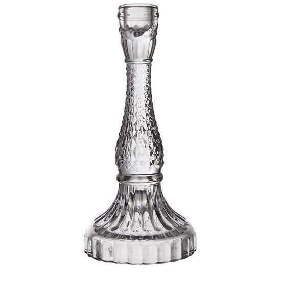 CENTRAL HOME Glass Candlestick 10X21.5 cm Grey. 100% оригинал