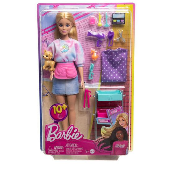 BARBIE Dolls Barbie Malibu on Set Stylist and Playset. 100% оригинал