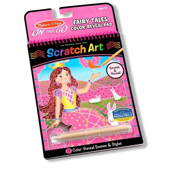 Melissa & Doug Princess Scratch Art Multi-Color. 100% оригинал