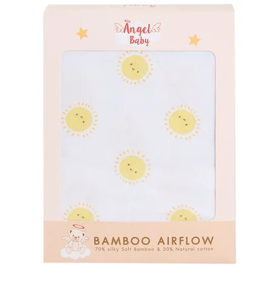 Angel Baby Infant Swaddle Sun Print Yellow. 100% оригинал