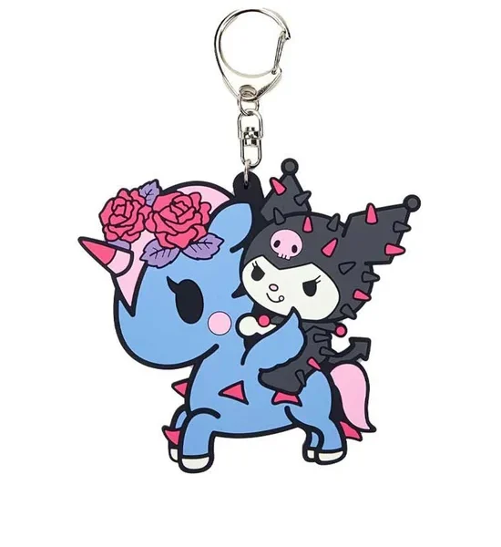 SANRIO Keychain Mascot Mirror TKDK Kuromi Multi-Color. 100% оригинал