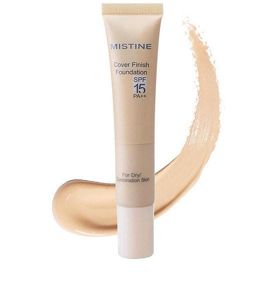 MISTINE Cover Finish Foundation SPF 15 PA++ 15 g. 100% оригинал