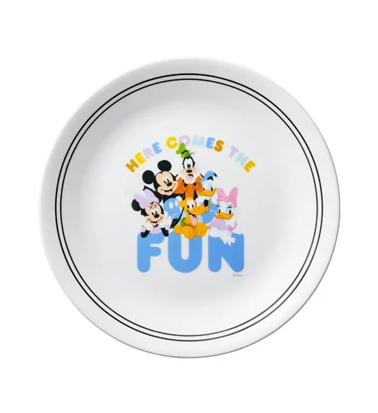 CORELLE Dinner Plate - PlayWfriends (10'') White. 100% оригинал