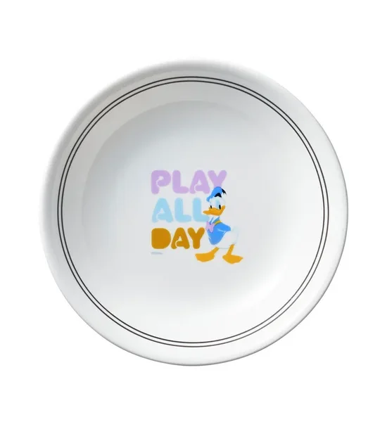 CORELLE Soup Plate - PlayWfriends 21cmx2 (8.5") White. 100% оригинал