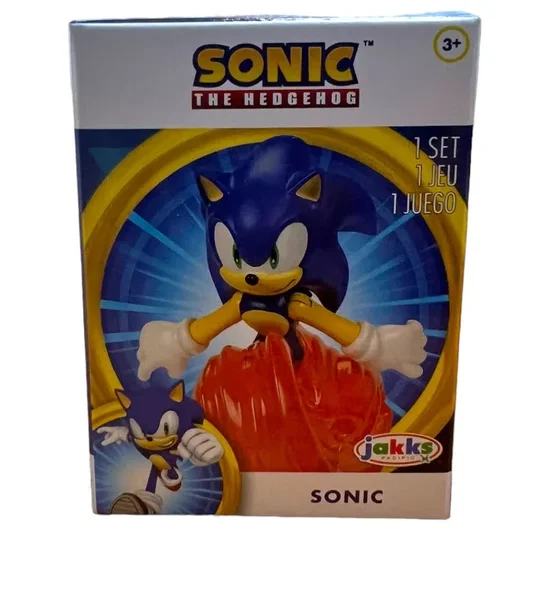 SONIC THE HEDGEHOG Figure Check Lane Sonic 2.5 in Blue. 100% оригинал