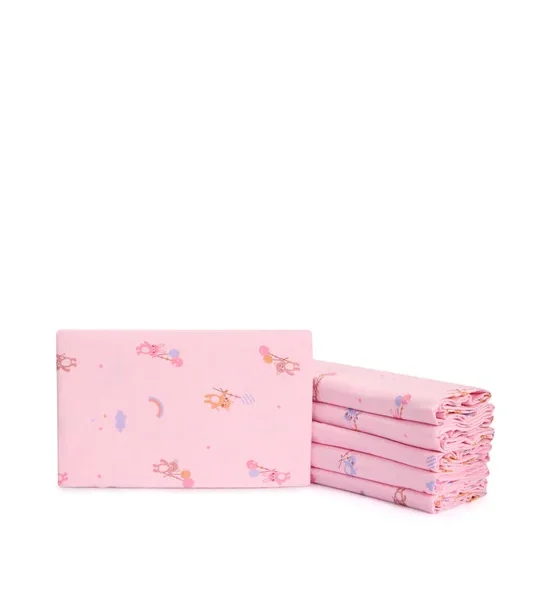 Angel Baby Baby Nappy Balloon Print Pack 6 pcs Light Pink. 100% оригинал