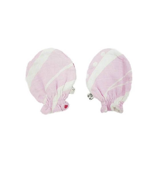 GROW ฺBamboo Muslin baby mitten -  Rivera Camellia Stream. 100% оригинал