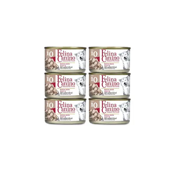 FELINA CANINO FELINA CANINO :  ROOS & MOOS FOR DOG 85G. (PACK 6). 100% оригинал