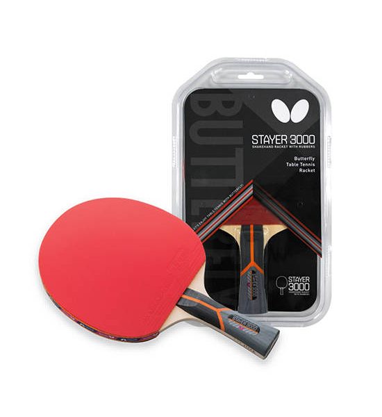 GRAND SPORT Black BUTTERFLY TABLE TENNIS RACKET STY 3000 (371045). 100% оригинал