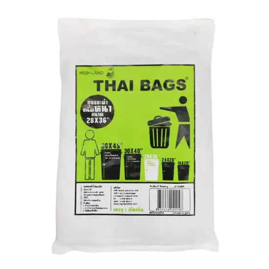 THAI BAG Black Rubbish Ba1 KG. Size 28 x 36 Inch.. 100% оригинал