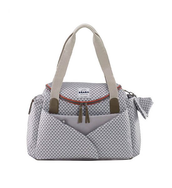 BEABA Sydney II changing bag "PLAY PRINT" GREY /CORAL. 100% оригинал
