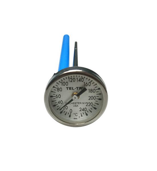 TELTRU Silver Bimetal Thermometer Model 1210-05-79. 100% оригинал