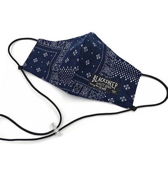 BLACK SHEEP JEANS Dark Blue Cloth mask BSM3D-VER3.1. 100% оригинал