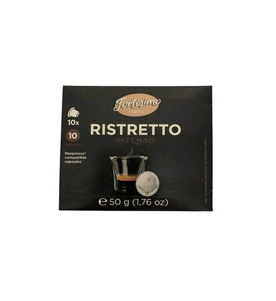 cafe_ron Fortisimo Black coffee capsule Ristretto 50g. 100% оригинал