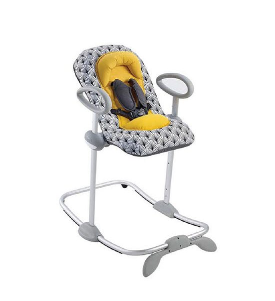 BEABA Up & Down Bouncer III - YELLOW PALM TREE. 100% оригинал