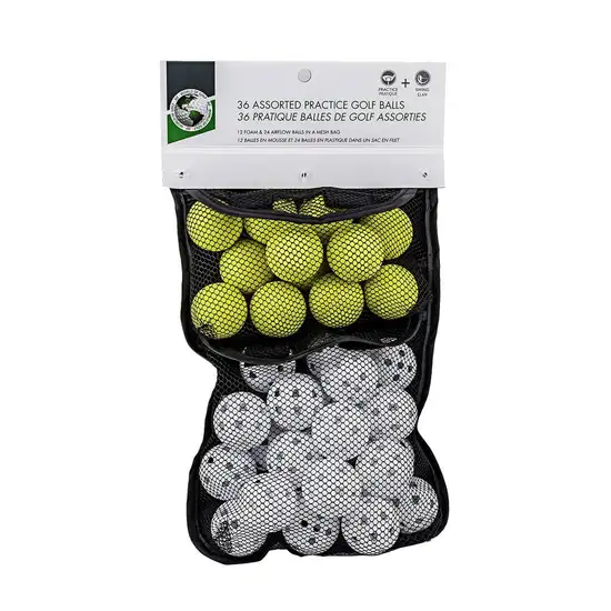 JEF World of Golf Practice Golf Balls - 36 model.GS1062, Multicolor. 100% оригинал