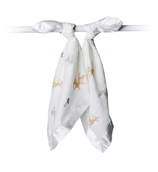 LULUJO 2-Pack Cotton Muslin Security Blankets - Little Fawn. 100% оригинал