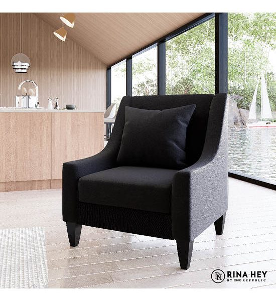RINA HEY Trendy Dark Grey 1 Seater Sofa LANET/1. 100% оригинал