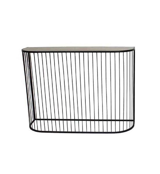 RINA HEY Black/Natural Console Table REMI/100. 100% оригинал