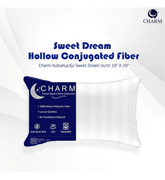 CHARM Sweet Dream Pillow – 19" x 29" | Soft & Fluffy | 1000g Fill. 100% оригинал