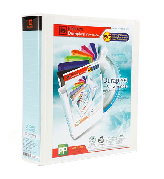 ELEPHANT Elephant 3 Rings Binder 5.8 cm. A4 Spine White. 100% оригинал