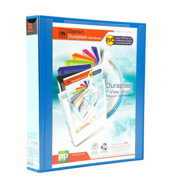ELEPHANT ELEPHANT แฟ้ม 3 ห่วง รุ่น 9330V สีน้ำเงิน ขนาด A4 สัน 3.5 ซม.. 100% оригинал