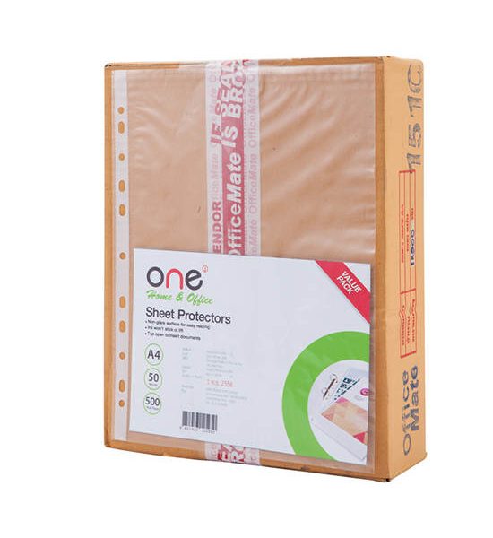 @ONE ONE 11 Hole Sheet Protectors A4 (500/Pack). 100% оригинал