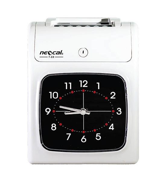 NEOCAL NEOCAL เครื่องตอกบัตร รุ่น T-8B สีขาว. 100% оригинал