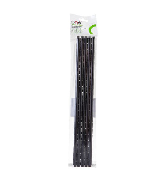 @ONE Plastic Binding Combs 8 mm. (10/Pack) Black. 100% оригинал