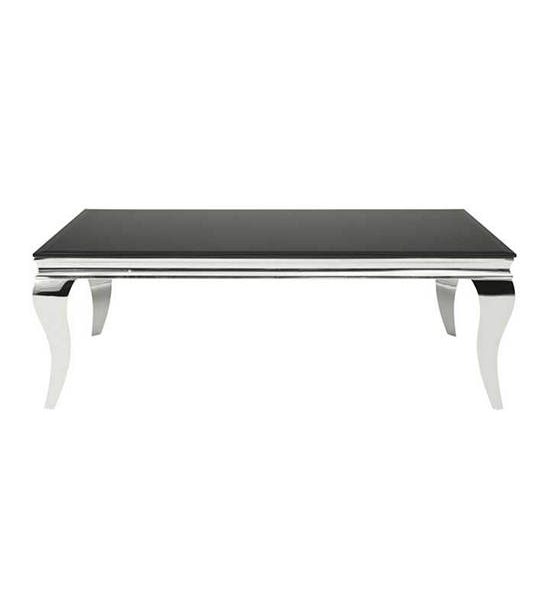 CHIC REPUBLIC Black/Chrome Coffee Table SANTIAGO-CH/130. 100% оригинал