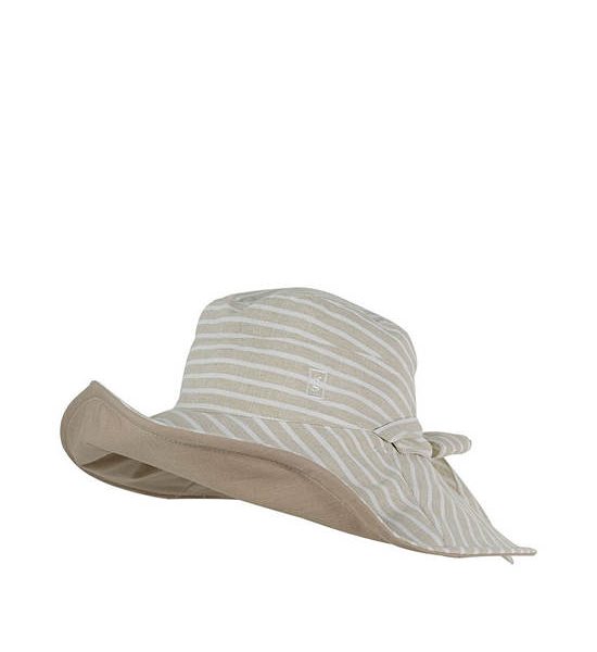 GALLERY Carolina Long Visor Hat Stripe Khaki White. 100% оригинал