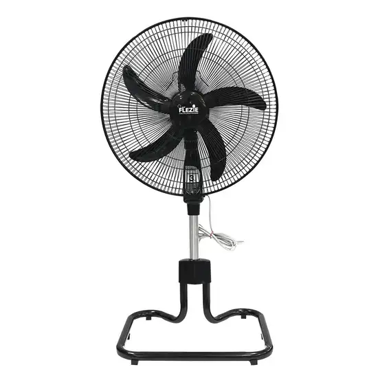 Clarte' ฺBlack Heavy duty floor stand fan 18 inches. 100% оригинал