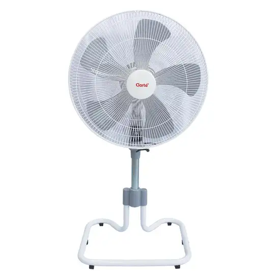 Clarte' White Heavy duty floor stand fan. 100% оригинал