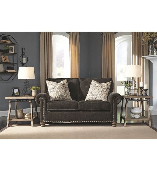 ASHLEY FURNITURE HOMESTORE Dark Grey 2 Seater Sofa STRACELEN/2. 100% оригинал