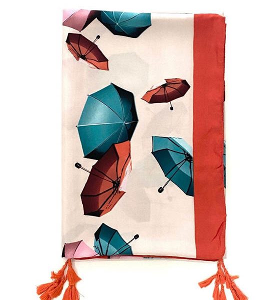 micaela Viscose Scarf in Orange  90010018. 100% оригинал