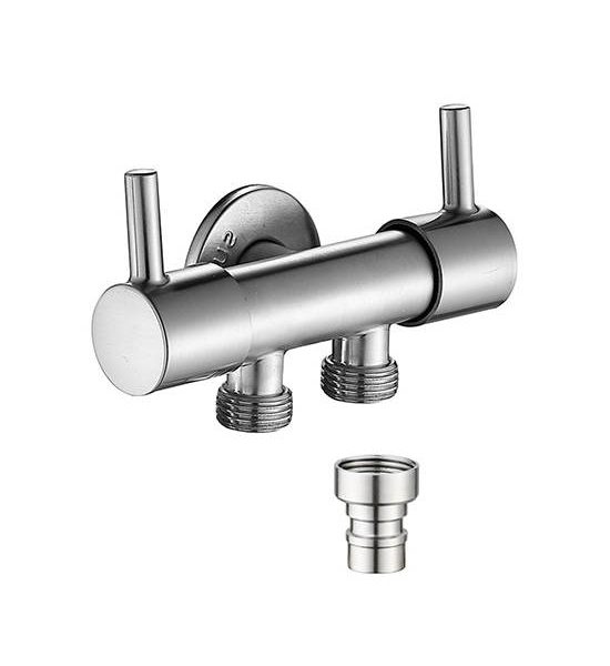 MIRKO Stainless 2 Way Stop Valve MK KS1907 Stainless. 100% оригинал