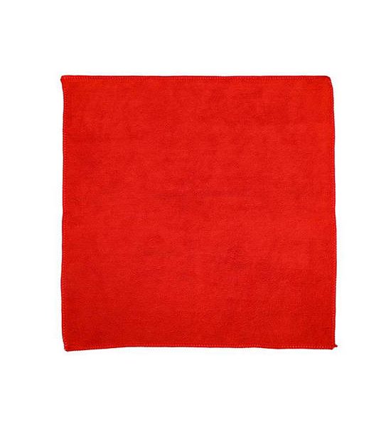 NO BRAND ผ้าไมโครไฟเบอร์ รุ่นหนา 420 กรัม สีแดง ขนาด 40x40 ซม.. 100% оригинал