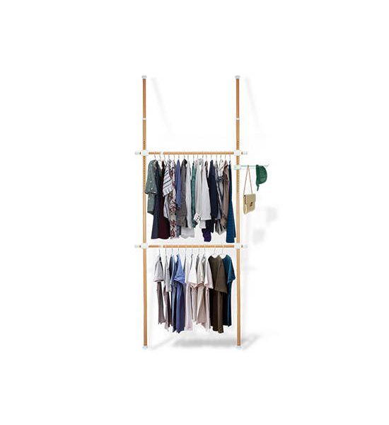 TUGU BROWN CLOTHES RACK WITH 2 BARS TUGU. 100% оригинал